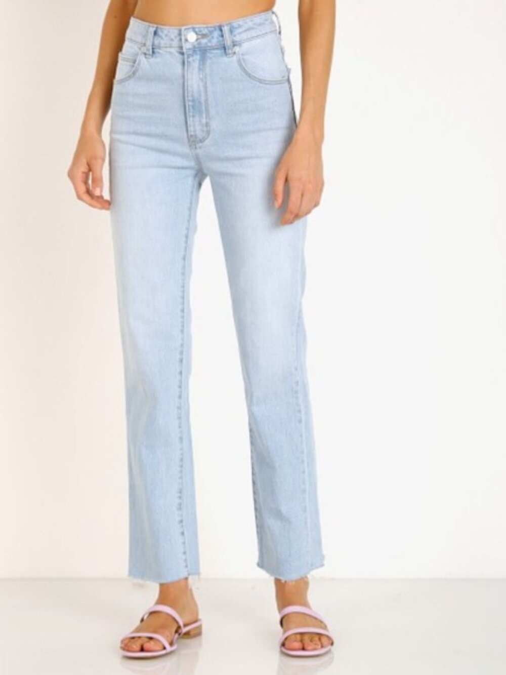Rolla’s Original Straight Women's Jeans US 25 Comfort Sky Light Wash High Rise